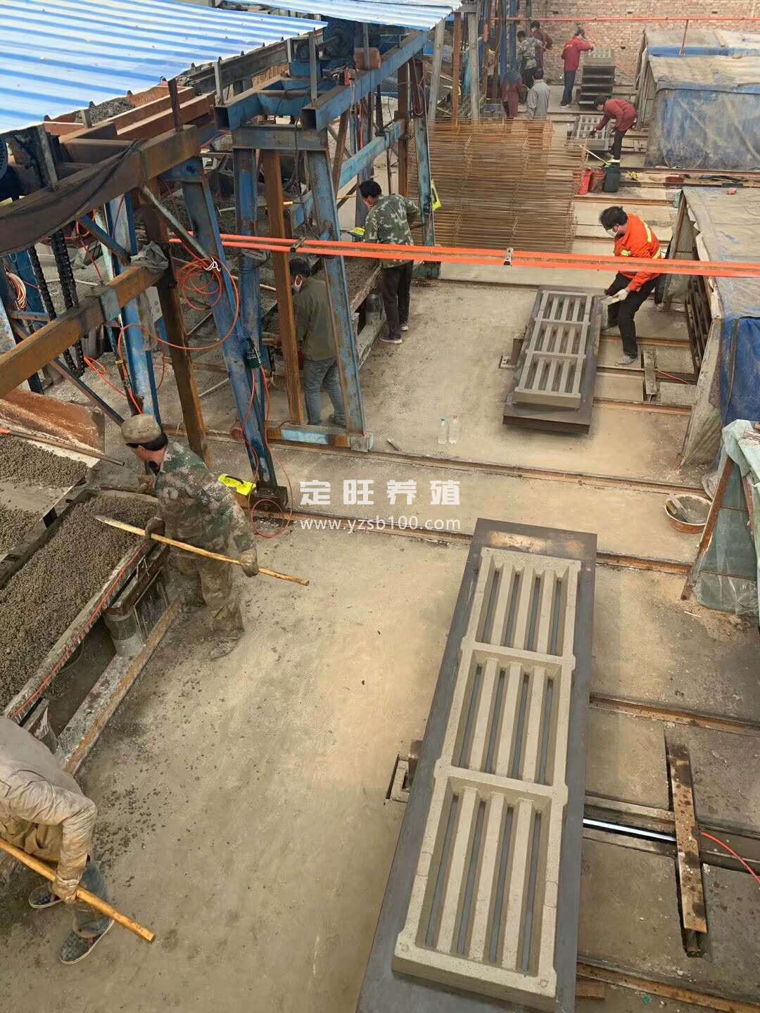 水泥漏粪板生产线