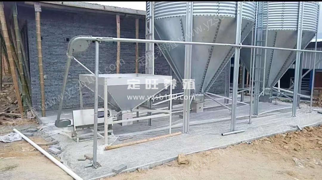 立式搅拌机与料线 图片 2